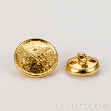 Металлические латунные материал золотые причудливые кнопки пальто